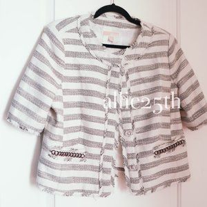 Michael Kors Tweed like Jacket Size 12